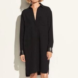 Vince crepe shift dress, size M
